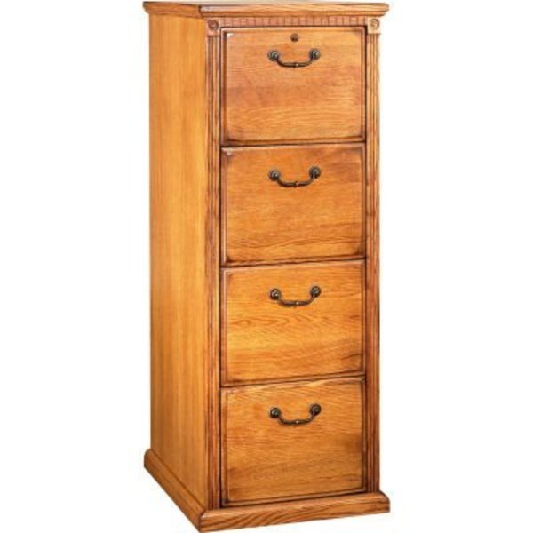 Martin Furniture Martin Furniture Huntington Oxford 4-Drawer File Cabinet - Wheat HO204-W